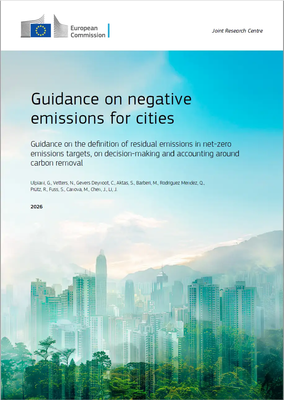 Linee guida sulle emissioni negative per le città 2026